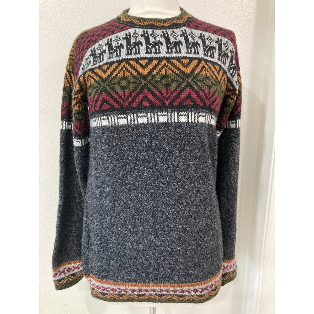 Aylin's Alpaca Sweater NEW size Medium Made in Peru Wool Blend 36" Bust